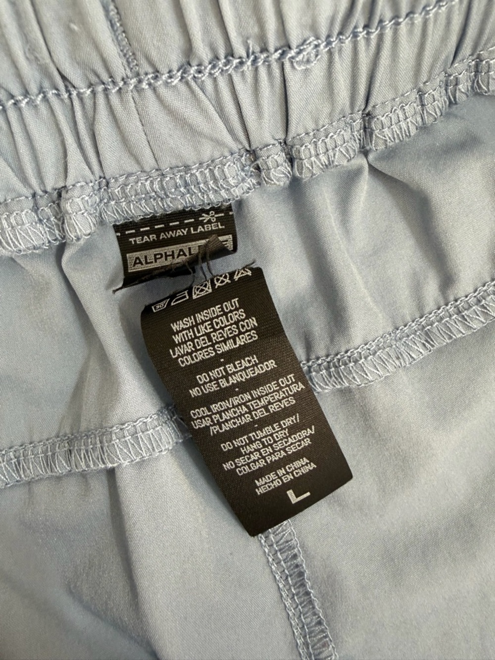 Alphalete Men's Core Stride Performance Shorts Light Blue Size Large Athletic - Picture 3 of 5